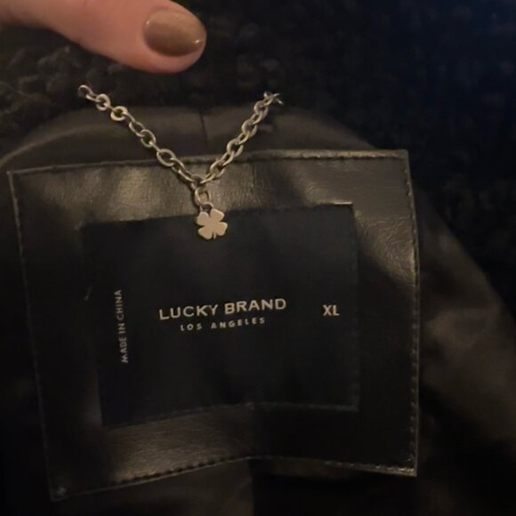 Lucky Brand Women's Faux Sherpa Coat XL - Picture 5 of 5